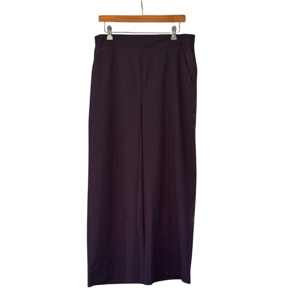 Fabletics Wide Leg Athletic Pants XL Short Navy Blue PT2500680-4846-36200